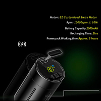 EZ P3 Draadloze Tattoo Pen Machine |   Fabrieksopruiming |   Verstelbare slaglengte 2,5-4,0 mm |   Zwitserse motor