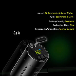 Machine à tatouer sans fil EZ P3 |   Liquidation d'usine |   Coulisse réglable 2,5-4,0 mm |   Moteur <span class=keywords><strong>suisse</strong></span> - Product Image 4