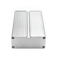 Boîtier de jonction en aluminium avec trous personnalisés, boîtier de projet électrique, boîtier électronique, boîtier de carte PCB DIY, petit boîtier de projet, boîtier en aluminium