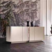 Buffet et armoire de salon de luxe moderne pour bar à domicile et usage hôtelier – Meuble en bois écologique et peu encombrant