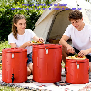 Promotional 5-Piece Set of <b>Strong</b> Cooler <b>Box</b> 4-7-15-30-60L Cooler <b>Box</b> for Ice Cold Beverages Warm Food Beverage Tubs Warmer Set - Product Image 1