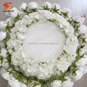 Rose blanche lisse faite à la main décoration de mariage boule de fleur centre de table décoration de mariage proposition décoration de fleur - Product Image 2