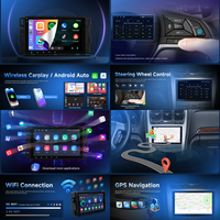 Radio para Auto Podofo de 8 Pulgadas con Sistema Android 2+64G, Marco para Chevrolet GMC/Chevrolet/Buick/Hummer, Carplay, Android Auto, GPS, BT, WIFI, ODM de Fábrica