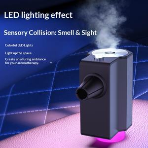 Difusor de Aromaterapia Inteligente para Coche, Clip Metálico para Rejilla de Ventilación, Luz Ambiental, Adorno, Fragancia, Pulverizador Automático, Perfume, Desodorante - Product Image 2