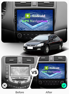 2003 2004 2005 2006 2007 cho Honda Accord 7 đơn vị đứng đầu 10.1 inch <span class=keywords><strong>Android</strong></span> 12 xe GPS navigation đài phát thanh Stereo máy nghe nhạc - Product Image 2