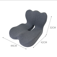 Chaise de bureau ergonomique et siège de voiture coussin de coccyx en mousse à mémoire de forme ébauches de sublimation pour soulager la douleur oreillers lombaires et coussins de siège