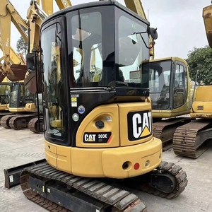 Excavatrice sur chenilles CAT 303E d'occasion, 3 tonnes, en bon état de marche, vendue à bas prix - Product Image 2