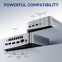 Mini PC Compacto de Alto Rendimiento 2026 con DDR4, SSD M.2, Windows 11 Pro Ultimate, Ideal para Trabajo, Juegos y Más