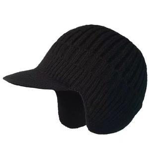 Gorro de invierno con forro polar impermeable a la moda para hombres, gorro de protección auditiva grueso para papás de mediana edad y ancianos - Product Image 5