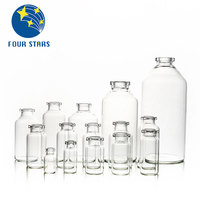 Vente en gros OEM de flacons pharmaceutiques vides de 2 ml, 5 ml, 10 ml, 20 ml, flacons pour vaccins, poudres lyophilisées, flacons en verre pharmaceutique stériles