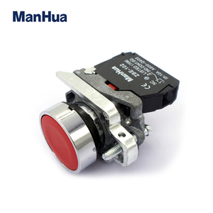 <span class=keywords><strong>ManHua</strong></span> नई शैली अच्छी गुणवत्ता XB4 श्रृंखला लाल रंग पुश बटन स्विच XB4-BA42 - Product Image 5