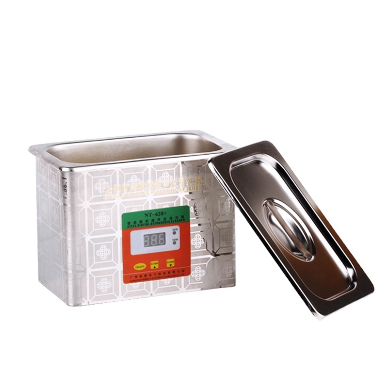 NT Ultrasilent 304 Stainless Steel 0.6L Capacity Digital Ultrasonic Cleaner For Small Parts