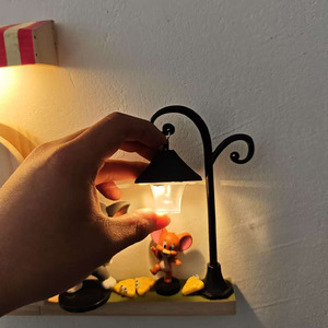 Adesivi per Interruttori a Muro in Legno Massello con Simpatici Gatti <span class=keywords><strong>e</strong></span> Topolini dei Cartoni Animati, Copertura per Prese Elettriche, Decorazione per la Casa - Product Image 2