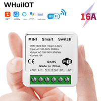 Tuya 16A 10A Wifi Commutateur Smart Breaker Module Prend En Charge Smart Life APP Télécommande Commutateur Relais Vocal Minuterie Google Home Alexa