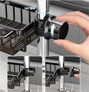 Colgador <span class=keywords><strong>de</strong></span> pared multifuncional, ahorro <span class=keywords><strong>de</strong></span> espacio, cocina, grifo extraíble, <span class=keywords><strong>escurridor</strong></span> <span class=keywords><strong>de</strong></span> fregadero, estante seco, jabonera, soporte <span class=keywords><strong>de</strong></span> drenaje <span class=keywords><strong>de</strong></span> almacenamiento - Product Image 3