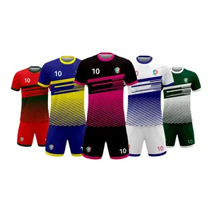 Custom New Design High Quality Factory Original Football Uniform Kit Full Set 2022 Hot Clubs Quality Men Soccer Wear