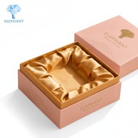 Boîte cadeau de luxe en carton rigide pour parfum personnalisé, huile essentielle, avec logo estampé à chaud, couvercle et base, et boîte de présentation.