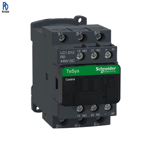 Contactor de Carga por Resistencia Lc1d12rd, 7.5 kW, Bobina 440 V CC, Contacto 25 A, 300 V 690 V CA, 3 Polos, Sin, Tesys D - Product Image 1