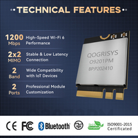 Módulo Transmisor Bluetooth Multidispositivo O9201PM WiFi 6 1200Mbps 2T2R M.2 PCIe BT5.4 LE Audio Mesh para Drones