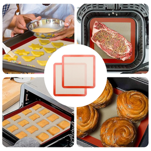 Tấm lót nướng silicon không dính dùng một lần, dụng cụ cắt bánh ngọt, cán bột mềm, dụng cụ nướng bánh, bánh ngọt, bánh gato dùng trong bếp - Product Image 6