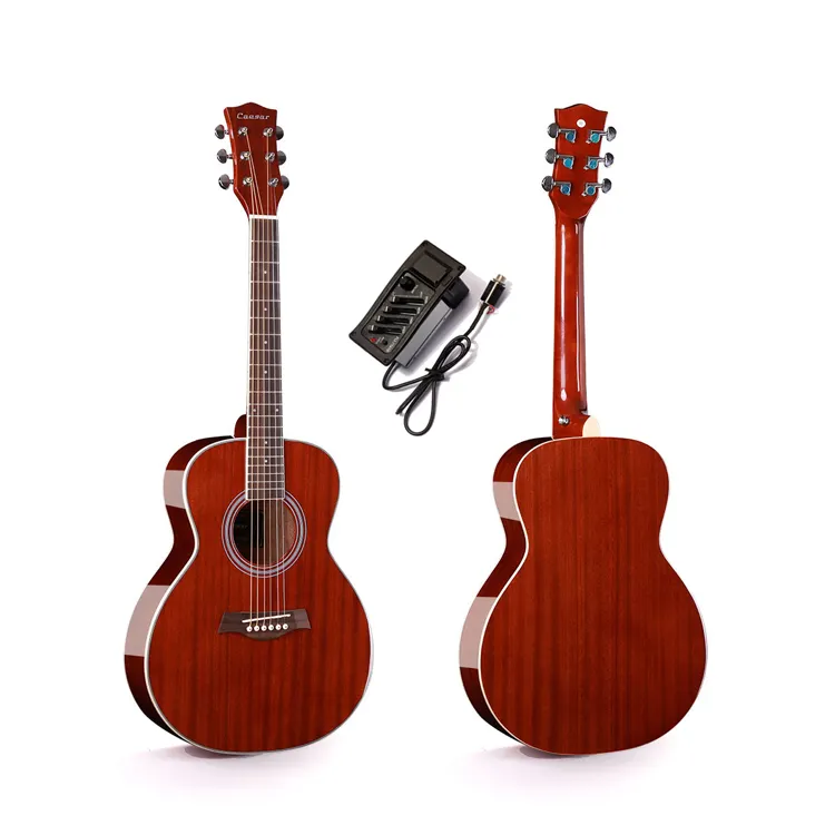 Vente à chaud Limite de remise 36 pouces Vente en gros Oem Sound Guitar Voyage Guitare acoustique électrique En stock