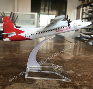 Promotional Souvenir Business Gifts 16cm Alloy Custom Made <strong>ATR72</strong>-600 and FK50 Diecast Airplane Model - Product Image 4