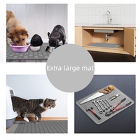 Tapis d'isolation de cuisine imperméable imprimé sur mesure, tapis de séchage de table, tapis de drainage d'évier en silicone pour comptoir et tiroir