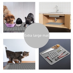 Tapis d'isolation <span class=keywords><strong>de</strong></span> cuisine imperméable imprimé sur mesure, tapis <span class=keywords><strong>de</strong></span> séchage <span class=keywords><strong>de</strong></span> table, tapis <span class=keywords><strong>de</strong></span> drainage d'évier en silicone pour comptoir et tiroir - Product Image 5