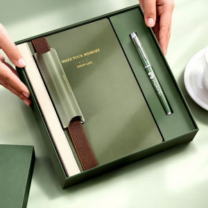 Set <span class=keywords><strong>de</strong></span> Regalo <span class=keywords><strong>de</strong></span> Cuaderno Gangtong, Agenda con Correa, Tapa Blanda, Bloc <span class=keywords><strong>de</strong></span> Notas A5, Simple, Portátil, para Oficina, Estudiantes - Product Image 1