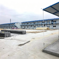 Vente directe usine – Maison préfabriquée temporaire et portable en forme de K pour chantier de construction, logement de travail préfabriqué