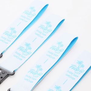 Custom Jacquard Woven Key Strap Personalized Brand Logo Wrist <b>Lanyard</b> for Retail Merchandise and Creative Event Giveaways - Product Image 3