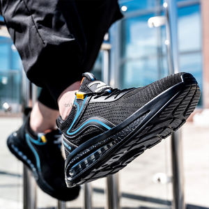 รองเท้านิรภัยสำหรับผู้ชายรองเท้านิรภัยทำจากเหล็กหัวเตียงนุ่มสบายสำหรับทำงานตามสั่ง - Product Image 1