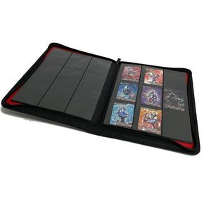 X418 Carpeta Personalizable para Tarjetas Coleccionables, Porta Tarjetas Coleccionables Portátil, Álbum de Tarjetas de Cuero PU - Product Image 4