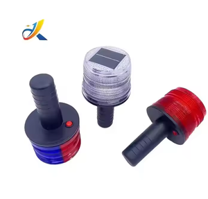 Thiết kế mới xách tay năng lượng mặt trời Powered LED nhấp nháy đèn giao thông năng lượng-hiệu quả dấu hiệu giao thông - Product Image 1