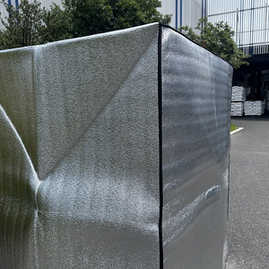 Couverture de palette en aluminium à bulles thermoscellables, couverture de plateau <span class=keywords><strong>thermique</strong></span> isolée pour le transport et l'expédition d'aliments - Product Image 2