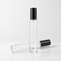 Flacon de parfum en verre rechargeable de 15 ml, mini flacon vaporisateur de voyage, logo personnalisé, Botella De Perfume