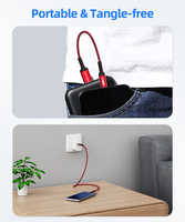Kabel Data USB 3.2 A To USB-C M/M 3.1 Gen 2 10Gbps kustom pabrik untuk Hard Drive SSD eksternal