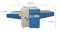 Nouvelle presse à chaud électrique à prix d'usine, machine automatique de fusion d'interlining, de collage de tissus et d'adhésion continue pour vêtements, 1600 mm