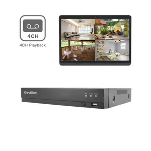 Meilleur Vendeur 4CH 4K SYSTÈME DE VIDÉOSURVEILLANCE AHD TVI CVI IP CVBS MP6200 XVR prix Moins Cher DVR XVR Enregistreur