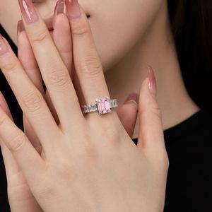 Dylam <b>Choker</b> Fine Fashion Jewellery Women S925 <b>Silver</b> Rhodium Plated 5A Cubic Zirconia Baguette Eternity Wedding Band Rings - Product Image 5