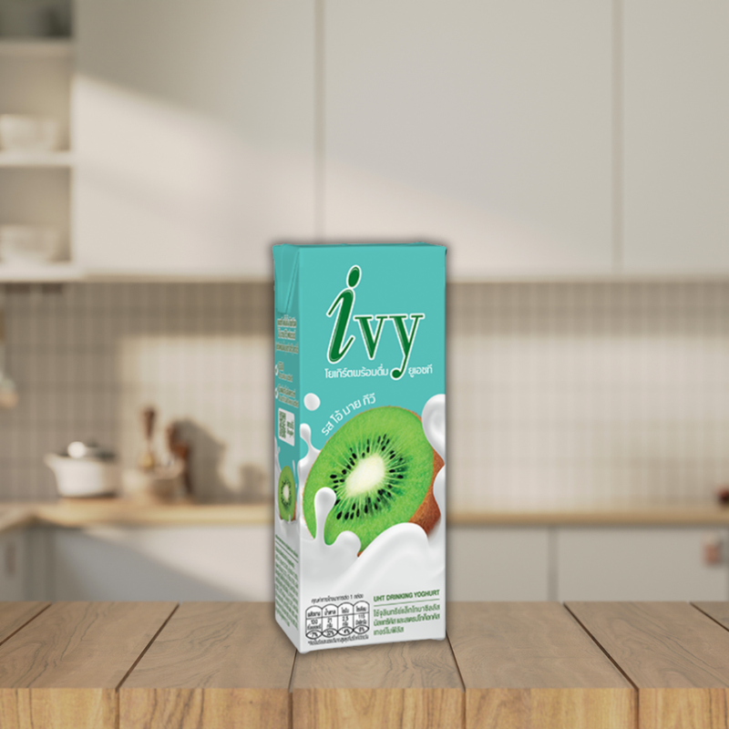 Ivy UHT Yogurt Strawberry 180ml High