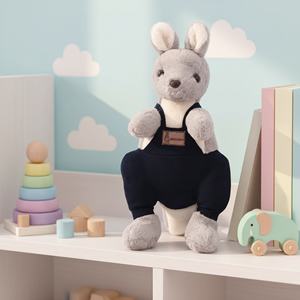 Nouvelles peluches kangourou super douces personnalisées en gros, jouets en peluche mignons de dessin animé pour cadeaux promotionnels - Product Image 1