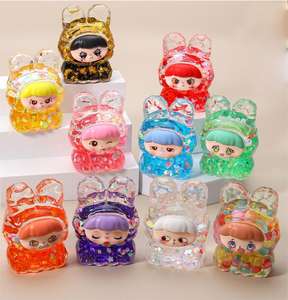 New Cute Cartoon Fashion Large-sized Flowing <b>Sand</b> Face-Changing Lucite Irregular Shape Charms DIY Desktop Home <b>Decoration</b> Car - Product Image 2