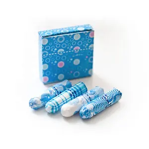 Tampons menstruels biodégradables en coton, 5 pièces, produit d'hygiène domestique, organique, féminin