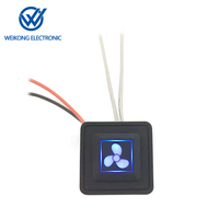Interrupteur de contrôle de température étanche IP67 en silicone à 3 niveaux 5V pour veste chauffante et domotique