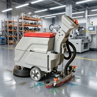 BAIYIJIE Nouvelle autolaveuse commerciale autotractée certifiée CE, entièrement automatique, à poussée manuelle, largeur de nettoyage 720 mm
