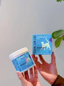 Lingettes nettoyantes <span class=keywords><strong>pour</strong></span> les yeux des animaux de compagnie, ingrédients naturels OEM, kits de toilettage humides, nettoyant <span class=keywords><strong>pour</strong></span> les yeux, chiens, chats, chiots, chatons, élimine les sécrations, non parfumé - Product Image 2