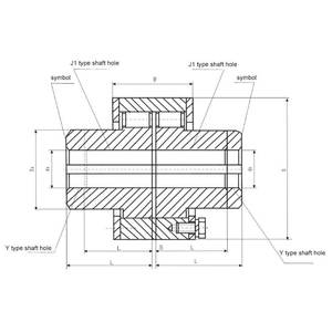 Accouplement à broches élastiques en acier Zl345678910 pour laminoir, <span class=keywords><strong>manchon</strong></span> d'expansion à couple élevé, structure à mâchoires/araignée, pour imprimeries, OEM - Product Image 6