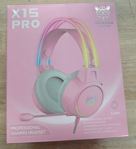หูฟังเกมมิ่ง <span class=keywords><strong>ONIKUMA</strong></span> X15 PRO แบบครอบหู ไดนามิก พร้อมสาย รองรับไฟ RGB ระดับมืออาชีพ ชิปเซ็ต JL ช่องต่อ 3.5 มม. ลดการดีเลย์ - Product Image 5
