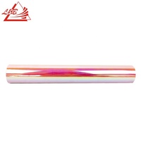 Vinilo de Película autoadhesiva de colores de arco iris holográfico para plotter de corte, Material Postal, pegatina Diy